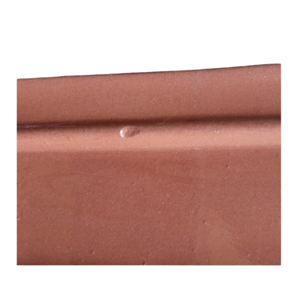 Vintage Terra Cotta Kitty Cat with Bow  Butter Dish - Picture 12 of 12